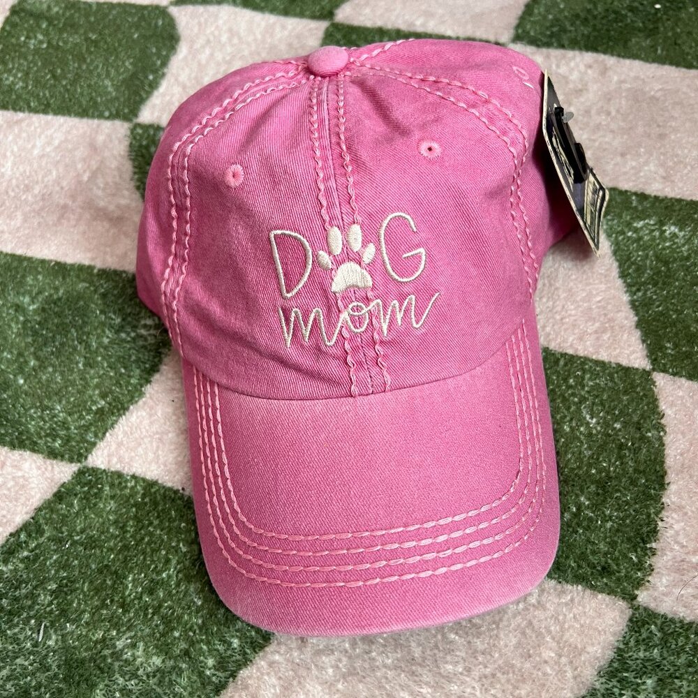 Pink Dog Mom Hat
